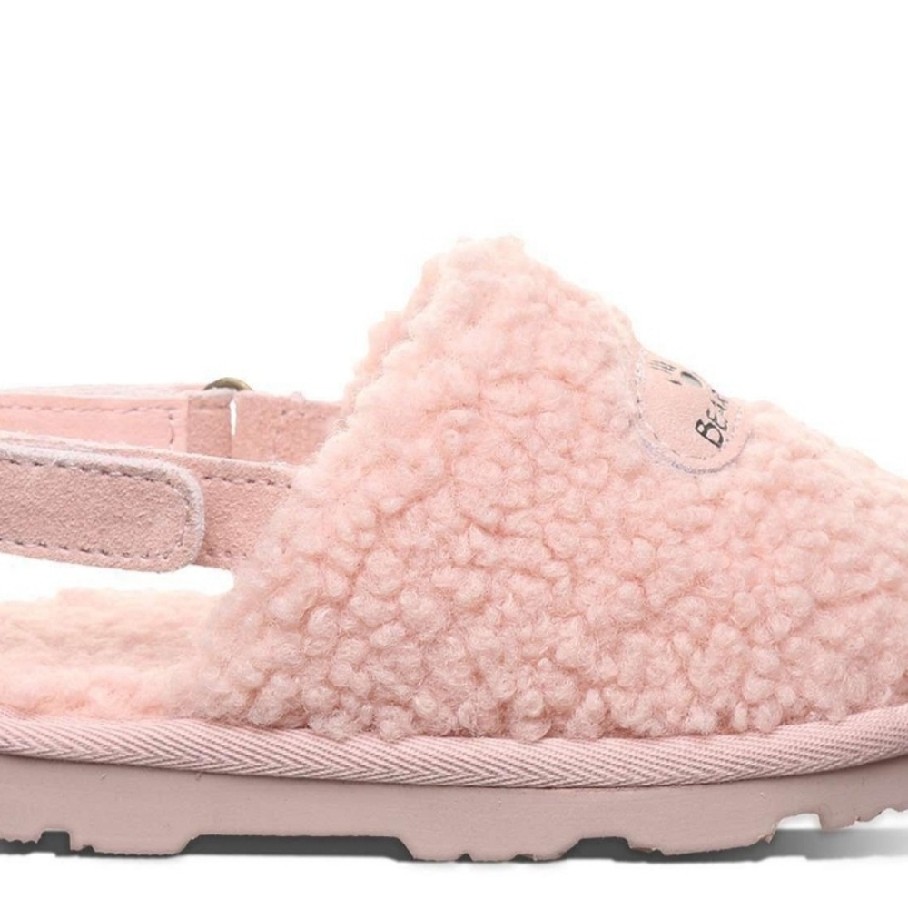 Bearpaw Snuggle Tee Girls' Slingback SlippersSize9Color:Light Pink New - Picture 7 of 9